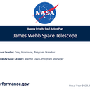 James Webb Space Telescope Program