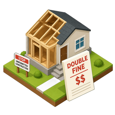 Fresno board orders double fines for unpermitted home construction