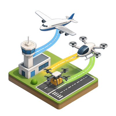 NASA funds aviation-safety group to plan drone and air-taxi airspace