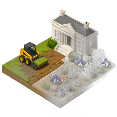 Utah Governor's Mansion trades its grass for native plants