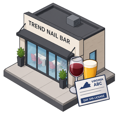 Trend Nail Bar receives Virginia alcohol license for Norfolk day spa